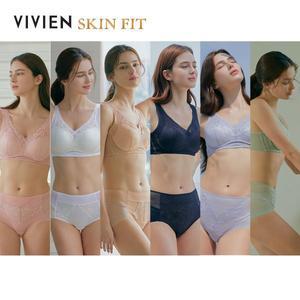 [비비안] 스킨핏 아쿠아 편안한 런닝형 컴포트 여성브라팬티세트 6+6 12종