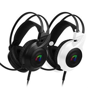 ABKO N460 가상 7.1 ENC 초경량 RGB 게이밍 헤드셋 블랙 [H@lu]