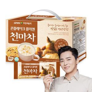 GNM자연의품격 콘플레이크 콜라겐 천마차 4박스(총 360포)국산천마사용 18g 90개입 4개