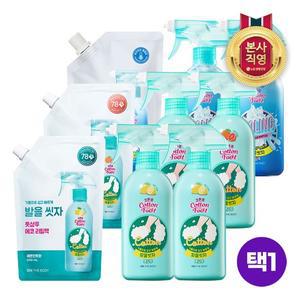 코튼풋 발을씻자 풋샴푸 용기 510ml x 2개+리필 500ml [레몬 자몽 쿨링] 택1