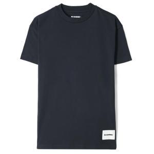 질샌더 로고패치 여성 반팔 티셔츠 J40GC0001 J45048 402