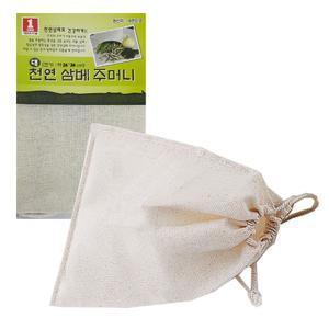 국산 천연 삼배 조리용 삼베주머니 대형 24x