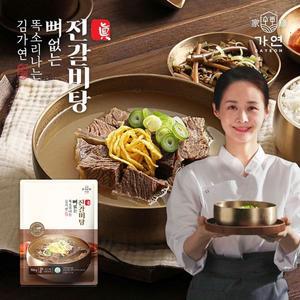[NS홈쇼핑][김가연공식] 중량업! 뼈없는 갈비탕 700g 4팩 (상온)[34984352]