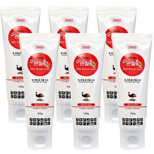 웰빙헬스 관절애 120g(튜브형)x6개 약국용 운동전후 마사지크림 핫크