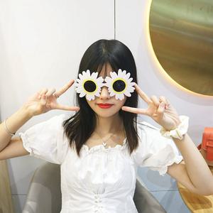 빅사이즈 데이지 꽃 선글라스 해바라기 안경 인싸 템 파티 소품 단체 대량