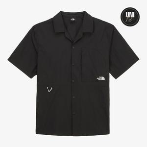 노스페이스 남여공용 등산 반팔 셔츠 25SS 워크웨어 반팔 셔츠 NH8SR02A BLK
