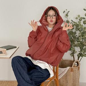 [공구우먼] 활용도굿 루즈핏 후드 바람막이 81343 빅사이즈여성의류