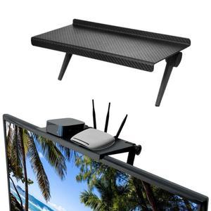26x11.5cm 중형 모니터 TV 위 선반 정리대 트레이 티비 윗선 티비윗 셋톱박스 리모콘 받침대 PC 컴퓨터 거