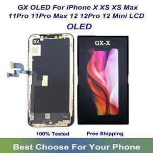 GX OLED 스크린 iPhone 13 14 Pro LCD X XS 11 12 Max 미니 Plus 디스플레이 터치 디지타이저 교체 부품