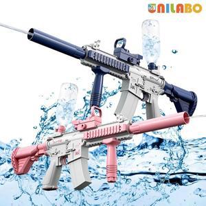 Unilabo M416 전기 물총 - 외부 장치로 배터리 구동 어린이 및 성인 활동에 적합