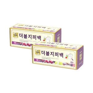 태화 더블 지퍼백 대형 80매 X 2매