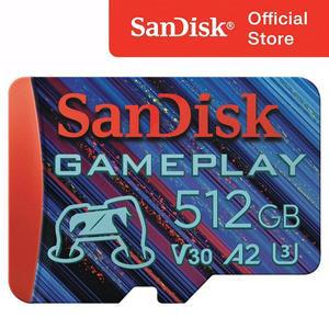 [샌디스크]게임플레이 microSD 512GB 512기가 메모리 로딩단축 성능최적화 게이밍 마이크로SD카드 SDSQXAV