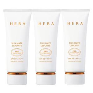 헤라 선 메이트 레포츠 프로 워터프루프 70ml x 3개 선크림 선블록 자외선 차단
