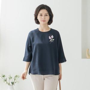 [마담4060]엄마옷 마담4060 루루꽃비즈 마담옷 블라우스-RBL2504035-