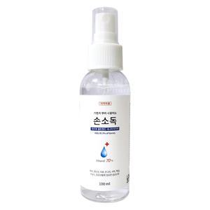 뿌리는 손소독제 피아토 클린핸드 세니타이저액 100ml(에탄올70%) 1개/손세정제 매일 손소독 3M 손소독