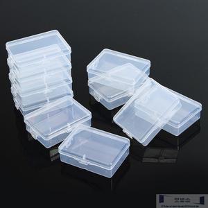 플라스틱케이스 10개 걸이형 8.9X6.5CM 멀티박스 투명통 주얼리함