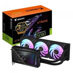 id GIGABYTE AORUS 지포스 RTX 5080 XTREME 워터포스 D7 16GB 제이씨현