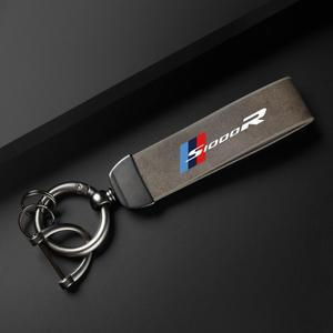 BMW S1000R S R 용 고급 가죽 오토바이 키 체인 홀더 열쇠 고리 액세서리