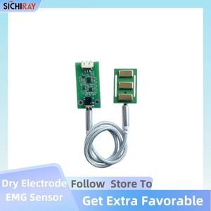바이오센서 EMG 생체 측정 건식 전극 웨어러블 근육 신호 센서 라즈베리 전자 DIY 하드웨어 아두이노용 생