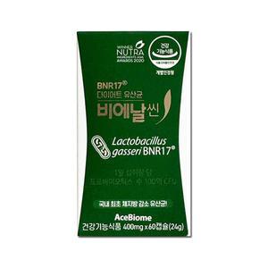 다이어트 유산균 비에날씬 400mg x 60캡슐 1개 ESC