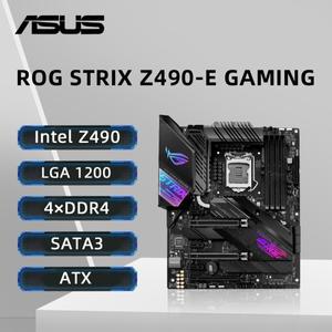 ASUS ROG STRIX Z490 E 게이밍 마더보드 지원 i9 11900K DDR4 M.2