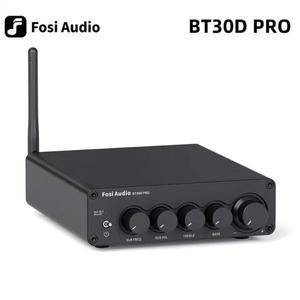 Fosi Audio BT30D PRO 오디오 앰프 Bluetooth 5.0 사운드 파워 2.1 스피커 서브우퍼용 채널 수신기 165Wx2