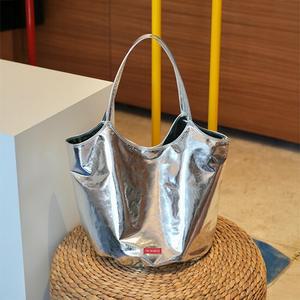 () BASKET BAG SILVER 바구니 숄더백