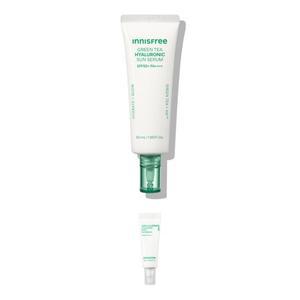 그린티 히알루론산 진정 수분 선세럼 SPF50+ PA++++ 50mL + 그린티 히알루론산 수분 선세럼 10mL