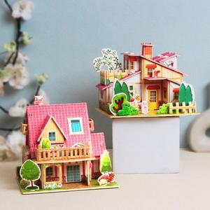 (호사) 3D 입체 미니어처 집만들기 DIY (6종 택1)