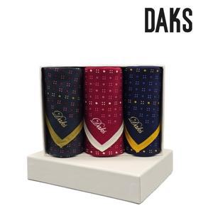 [롯데백화점]닥스 3매 나염 손수건 세트 DKO1412
