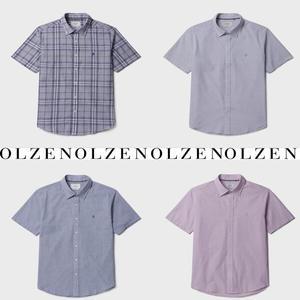 [올젠] 25S/S 청량한 착용감 이지케어 반팔셔츠 ZOF2WC1353 빅사이즈