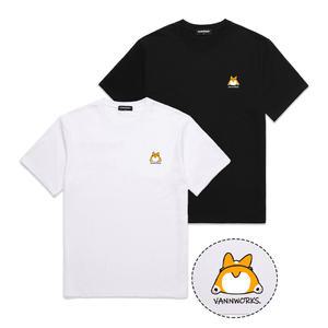 웰시코기 오버핏 반팔 티셔츠 (VNDTS213)