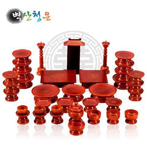 벽산청은 종가집 물푸레 제기 37P세트 (제례서식 포함)
