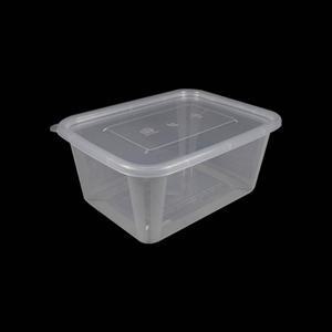 사출 사각 밀폐용기 1.5ℓ 삼계탕 일회용용기 반찬 다용도 포장 배달  300개