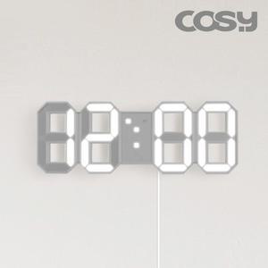 [COSY]코시 3D LED 미러 디지털 벽시계 인테리어 무소음 AC3339L