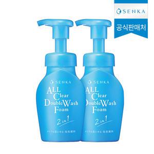센카 올 클리어 더블 워시 폼 150ml 2개