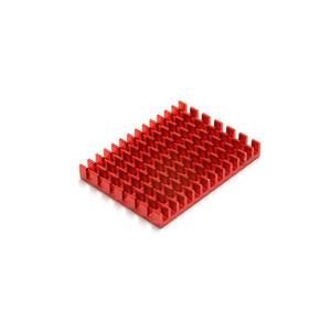 빨강 칼라 알루미늄 방열판 소형 히트싱크 쿨러 403005R 40x30x5mm 4개 묶음