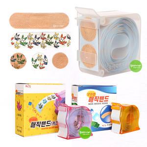 모아랩 일회용밴드 반창고 원형 주사밴드 키즈 일반형 롤타입