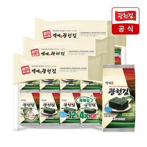 [광천김][백제광천김] 파래 도시락김 16+16+16 총48봉