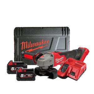 밀워키 M18 FSAGV100XB-502X/0X 그라인더 4인치 5A 2개세트