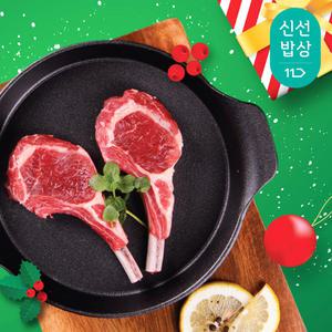 [돌핀양갈비]베이비 프렌치랙 500g+소스3종 최고급 뉴질랜드산 양고기 꼬미양 OVATION