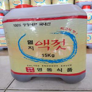 엄어향 강동정자 멸치 액젓 진국 육젓15kg