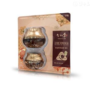 수려한 비택진생 윤 크림 50ml+25ml 코스트코 LG생활건강