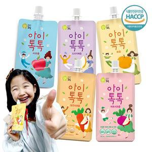 [찬이네과수원] 아이톡톡 5가지맛혼합 스파우트 120ml 30포 아기주스