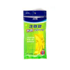 46400 크린랩 크린고무장갑-면코팅/중 10개