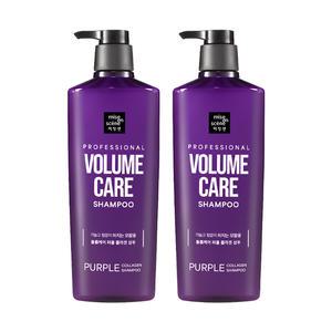 미쟝센 볼륨케어 퍼플 콜라겐 샴푸 680ml x2개, 탄력있는 모발
