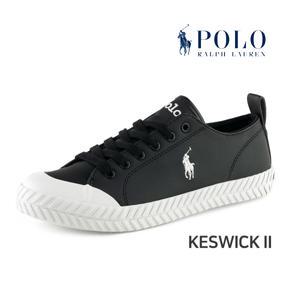 [롯데백화점]폴로랄프로렌 폴로 KESWICK II 캐주얼 캔버스 스니커즈 블랙
