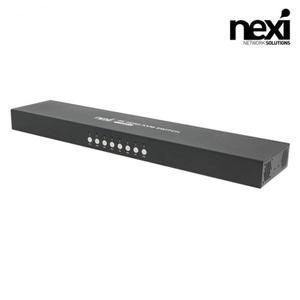 4K 8 : 1 KVM스위치 랙마운트 NX1223 NX-7308KVM-4K [H@lu]