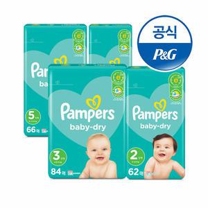 팸퍼스 베이비드라이 밴드형 기저귀 1박스