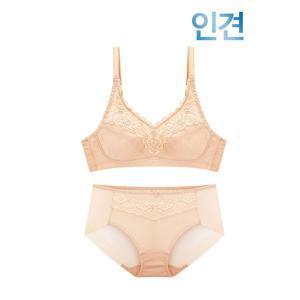 [비너스자스민]80A 95C컵 인견 노와이어 풀컵 홑겹브라팬티2종 JB1265 _P307030710
